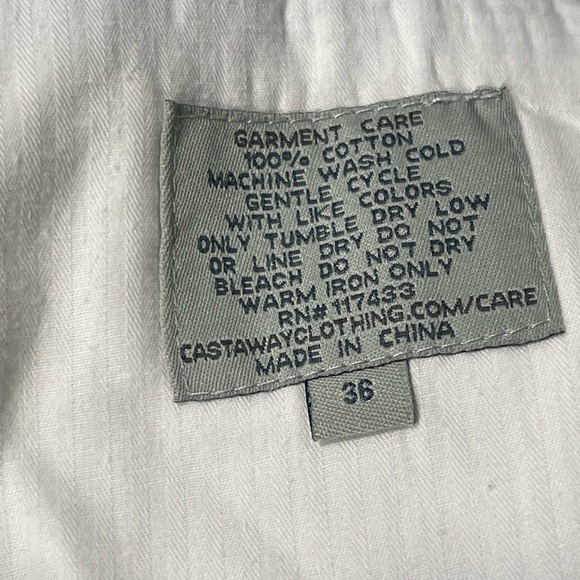 CAstaway CISCO EMBROIDERED SHORT BLUE SEERSUCKER WITH MARTINI - Size 36 - Picture 5 of 6